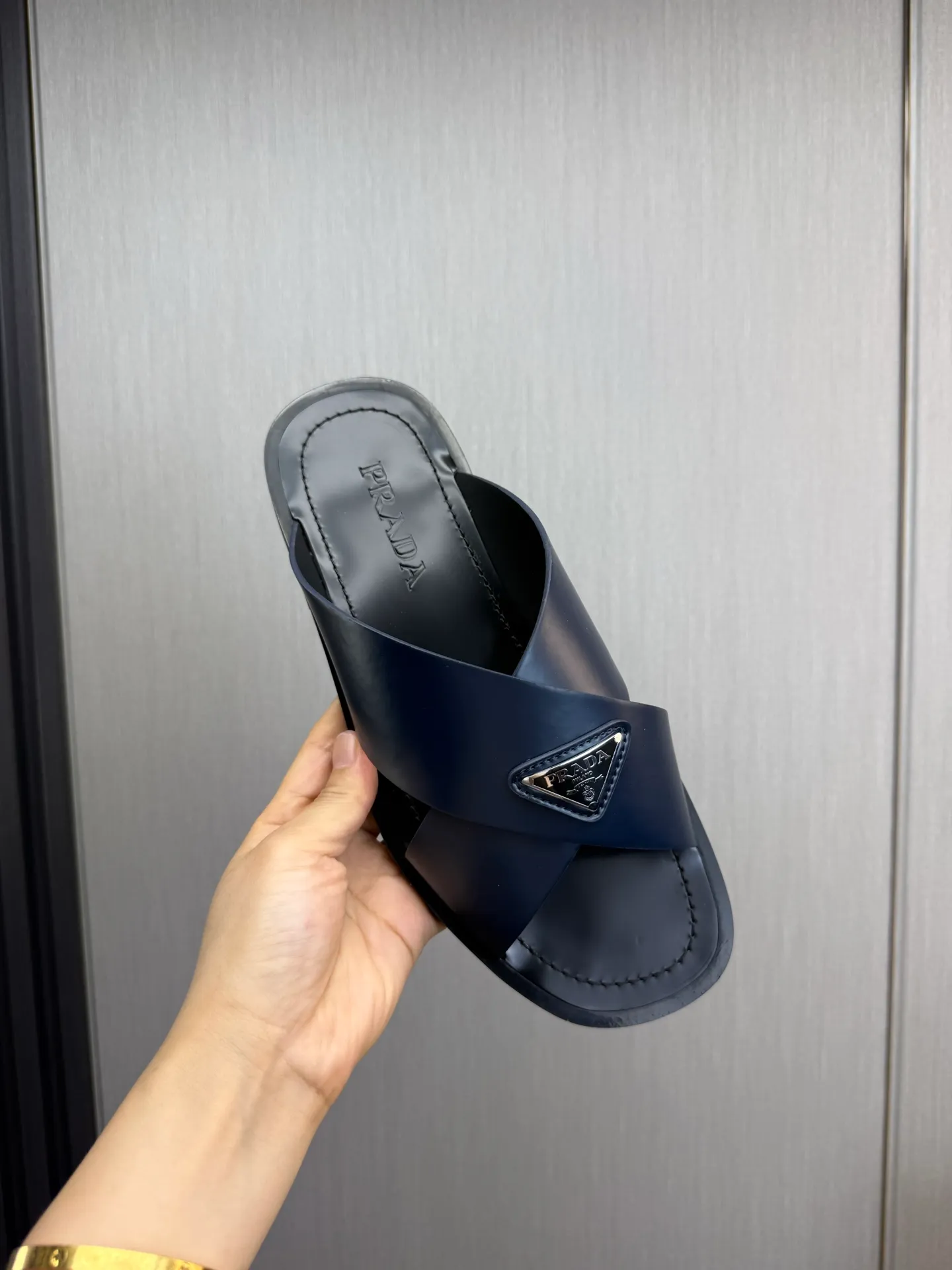 Factory price 340💰 ＰＲＡＤＡPrada - popular men's slippers hot sale 🔥 🩴Official website one to one production 38-45 sizes 45 46 🉑️Customized!